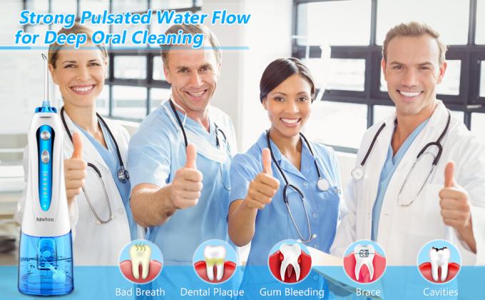 Flosser dental sem corda profissional da água de Flosser da água de Electric com projeto impermeável e 5 modos